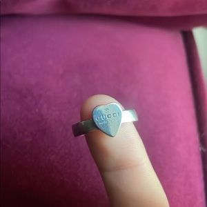 Gucci heart ring size 6